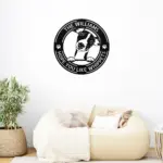 Personalized Whippet Dog Metal Sign
