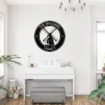 Personalized Windmill Metal Sign