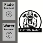 Personalized Woodworker Metal Sign