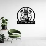Personalized Woodworker Metal Sign