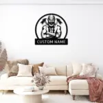 Personalized Woodworker Metal Sign