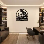Personalized Woodworking Metal Sign