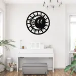 Sun And Moon Metal Decor Art