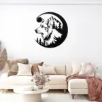 Wolf Scene Metal Sign