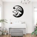 Wolf Scene Metal Sign