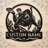 Personalized Scuba Diver Metal Sign Underwater Art Decor Personalized scuba diver metal sign in 16 gauge steel for underwater wall decor, custom ocean plaque for divers, beach home and gift art.