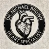 Custom cardiology metal sign in 16 gauge steel for heart doctor office decor, personalized clinic wall plaque and cardiologist professional gift.