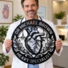 Custom cardiology metal sign in 16 gauge steel for heart doctor office decor, personalized clinic wall plaque and cardiologist professional gift.