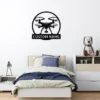 Custom Drone Metal Sign Aerial Art For Drone Pilots Custom drone metal sign in 16 gauge steel for aerial wall decor, personalized drone pilot plaque for tech lovers, studios, and office gift art.