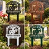 Custom Marine Corps Memorial Grave Stake Eagle Globe Anchor Tribute Sign Honor Marine courage and sacrifice with a Custom Marine Corps Memorial Grave Stake featuring Eagle, Globe & Anchor—lasting tribute for gravesites and memorials.