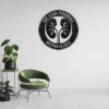 Custom nephrology metal sign in 16 gauge steel for kidney doctor office decor, personalized clinic wall plaque and medical professional gift.