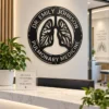 Custom Pulmonologist Metal Sign Personalized Lung Doctor Wall Art Custom pulmonologist metal sign made from 16 gauge steel. Personalized lung doctor wall art for clinics, hospitals, and medical office decor gifts.