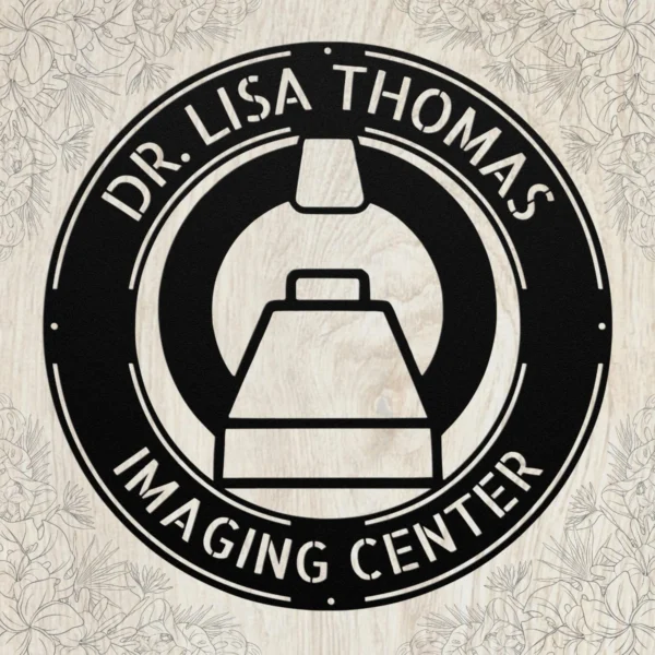 Custom Radiology Metal Sign X Ray Doctor Wall Art Custom radiology metal sign in 16 gauge steel with X-ray design for medical office wall decor, personalized clinic plaque and doctor gift.