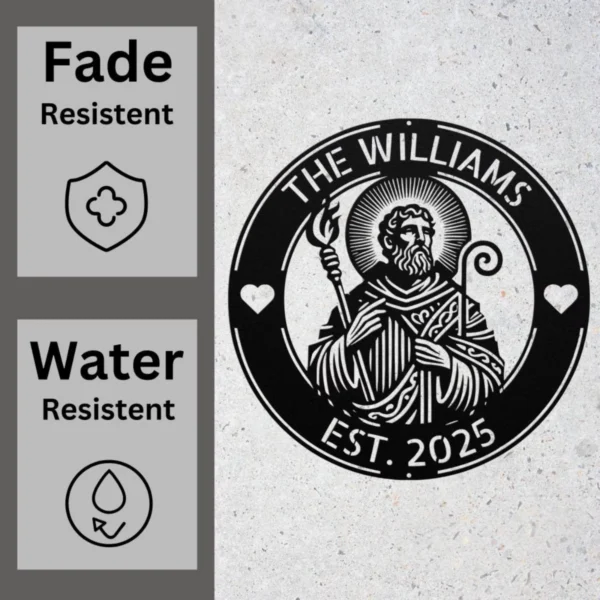 Custom Saint Judas Metal Art Sign Religious Wall Decor Custom Saint Judas metal sign in 16 gauge steel for religious wall decor, Catholic home plaque for prayer space, faith and gift art.