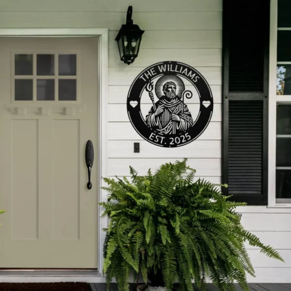 Custom Saint Judas Metal Art Sign Religious Wall Decor Custom Saint Judas metal sign in 16 gauge steel for religious wall decor, Catholic home plaque for prayer space, faith and gift art.
