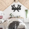 Custom Viking Axe Metal Sign Norse Wall Art Decor Custom Viking axe metal sign in 16 gauge steel for Norse wall decor, personalized Viking art plaque for cabins, man caves, and history lovers.
