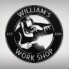 Custom welder metal sign in 16 gauge steel for workshop wall decor, personalized welding shop plaque for metalworkers, garage and gift art.