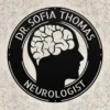 Personalized neurologist metal art sign made from 16 gauge steel, custom medical office wall decor for doctors and clinics.
