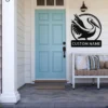 Personalized Pelican Bird Metal Art Sign Coastal Wall Decor