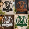 Custom Pig Metal Sign Farmhouse Art Decor Custom pig metal sign in 16 gauge steel for farmhouse wall decor, laser-cut animal plaque for barn, kitchen, rustic home and gift art.