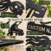 Personalized Roller Derby Metal Sign Custom Skate Team Art Decor Personalized roller derby metal sign in 16 gauge steel for skate wall decor, custom derby team plaque for rink, gym and gift art.