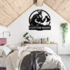 Personalized Axe Wielder Metal Art Sign Viking Warrior Wall Decor Personalized axe-wielder metal sign in 16 gauge steel for Viking wall decor, custom warrior plaque for cabin, man cave and medieval gift art.