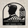 Personalized Barber Shop Metal Sign Custom Hair Salon Decor Personalized barber shop metal art sign in 16 gauge steel for hair salon wall decor, custom barber plaque and professional grooming gift art.
