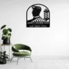 Personalized Barber Shop Metal Sign Custom Hair Salon Decor Personalized barber shop metal art sign in 16 gauge steel for hair salon wall decor, custom barber plaque and professional grooming gift art.