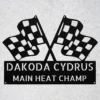 Personalized Checkered Flag Metal Sign – Racing Wall Decor Personalized checkered flag metal art sign in 16 gauge steel for racing wall decor, custom garage plaque for car lovers and motorsport fans.