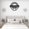 Personalized Claddagh Crest Metal Art Sign Custom Irish Wall Decor Personalized Claddagh crest metal art sign in 16 gauge steel for Irish wall decor, custom wedding anniversary plaque and romantic home gift.