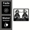 Personalized Couple Snowmobile Metal Sign Winter Sports Wall Art Personalized couple snowmobile metal sign in 16 gauge steel for winter sports wall decor, custom snowmobile lovers gift and wall art sign.