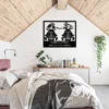 Personalized Couple Snowmobile Metal Sign Winter Sports Wall Art Personalized couple snowmobile metal sign in 16 gauge steel for winter sports wall decor, custom snowmobile lovers gift and wall art sign.