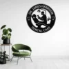 Personalized metal dentist wall sign customizable with name or text. Perfect office decor or gift for dentists, clinics, and dental graduates.
