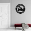 Personalized Ferret Metal Art Sign Custom Pet Wall Decor Personalized ferret metal art sign in 16 gauge steel for pet wall decor, custom ferret lover plaque for home, laser cut animal gift sign.
