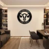 Personalized Gynecologist Metal Art Sign Custom Office Wall Decor Personalized gynecologist metal art sign in 16 gauge steel for clinic wall decor, custom women’s health office plaque and professional doctor gift.