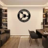 Personalized hematology metal art sign in 16 gauge steel for blood doctor office decor, custom lab wall plaque and medical professional gift.