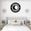 Personalized Moon Sun Couple Metal Sign Celestial Wall Decor Personalized Moon Sun Couple Metal Sign in 16 gauge steel for celestial couple wall decor, wedding plaque for home, romantic gift art.