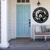Personalized Poodle Metal Dog Sign Custom Family Name Decor Personalized Poodle metal dog sign in 16 gauge steel for pet wall decor, custom family name plaque for home and elegant dog lover gift art.