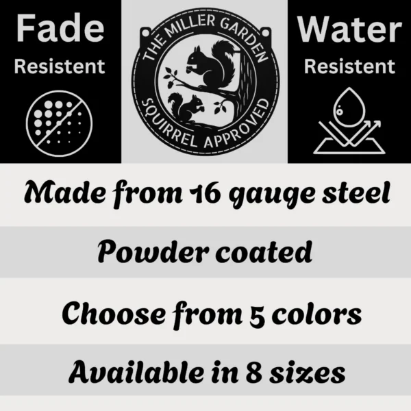 Personalized Squirrels Metal Sign Custom Nature Art Decor Personalized squirrels metal sign in 16 gauge steel for garden wall decor, custom wildlife plaque for outdoor home, nature lover gift art.