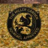 Personalized Squirrels Metal Sign Custom Nature Art Decor Personalized squirrels metal sign in 16 gauge steel for garden wall decor, custom wildlife plaque for outdoor home, nature lover gift art.