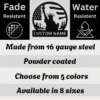 Personalized Statue Of Liberty Metal Sign Custom Patriotic Art Decor Personalized Statue of Liberty metal sign in 16 gauge steel for patriotic wall decor, custom name plaque for home, office and freedom gift art.