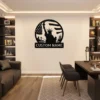 Personalized Statue Of Liberty Metal Sign Custom Patriotic Art Decor Personalized Statue of Liberty metal sign in 16 gauge steel for patriotic wall decor, custom name plaque for home, office and freedom gift art.