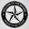 Personalized Texas Star metal sign in 16 gauge steel for rustic Lone Star wall decor, custom family name plaque for ranch, home and gift art.
