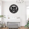 Personalized US Coast Guard metal sign in 16 gauge steel for maritime wall decor, custom veteran plaque and patriotic home or office gift.