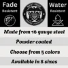 Personalized Us Navy Metal Sign Custom Military Wall Decor Personalized US Navy metal sign in 16 gauge steel for military wall decor, custom sailor plaque and patriotic home or office gift.