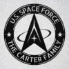Personalized Us Space Force Metal Sign Custom Emblem Wall Decor Personalized US Space Force metal sign in 16 gauge steel for military wall decor, custom emblem plaque and patriotic home or office gift.