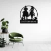 Personalized Western Couple Metal Sign Custom Ranch Wall Art Personalized western couple metal sign in 16 gauge steel for ranch wall decor, custom farmhouse plaque and rustic wedding or anniversary gift.