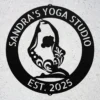 Personalized Yoga Metal Sign Serenity Wall Decor Personalized yoga metal sign made from 16 gauge steel. Custom serenity wall decor for yoga studios, meditation rooms, and thoughtful instructor gifts.