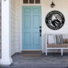 Custom American Eagle Metal Sign Personalized Name Patriotic Wall Art Decor Gift Custom USA flag star metal sign in 16 gauge steel with personalized name for patriotic wall decor, home, garage, workshop, office and gift art.