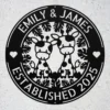 Personalized Couple Giraffe Metal Sign Custom Name Safari Nursery Wall Art Personalized pirate metal sign in 16 gauge steel with custom name for nautical wall decor, beach house, home bar, coastal cabin and gift art.